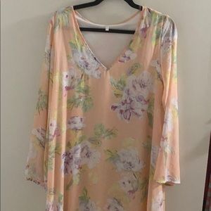 Floral maternity dress